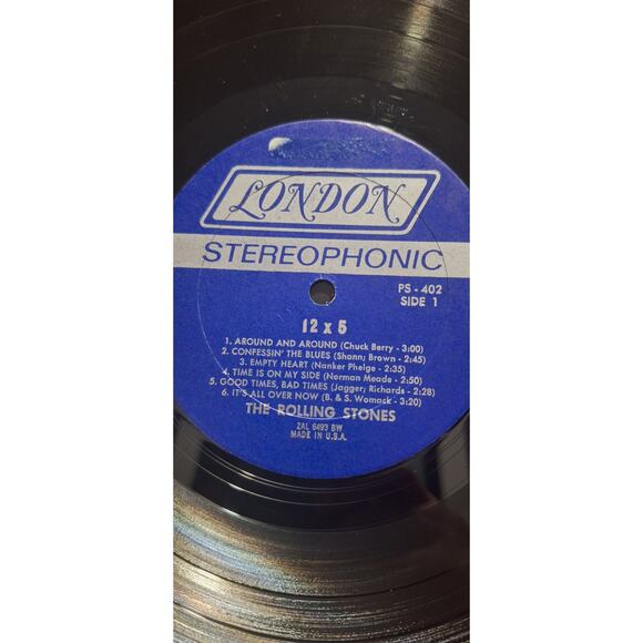 The Rolling Stones – 12 x 5 (1964) LP London PS 402 Stereo Blue Label VG/VG+ - Picture 8 of 13
